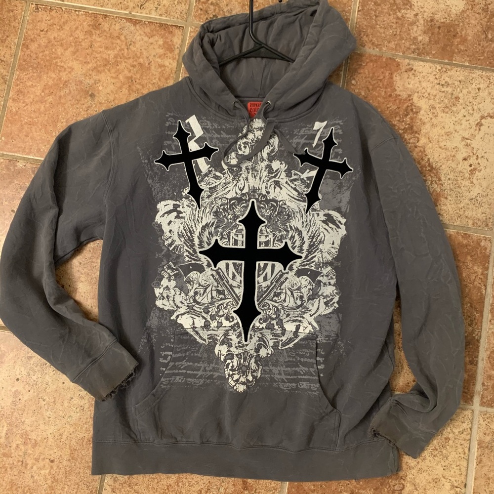 Rock & Roll cowboy hoodie